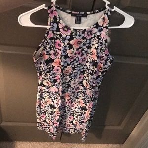Floral mini bodycon dress